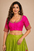 Roman silk khatao handwork