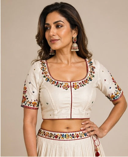 Roman slik blouses