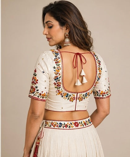 Roman slik blouses