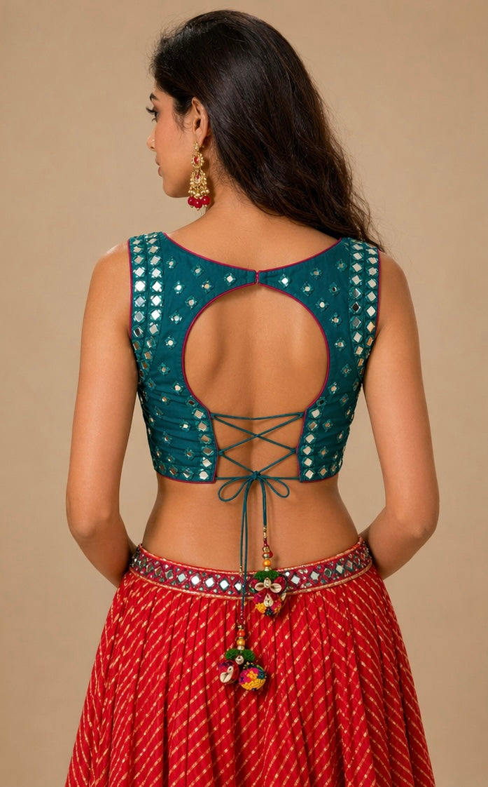 Real mirror handwork