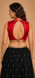 Gajji silk designer blouse choli